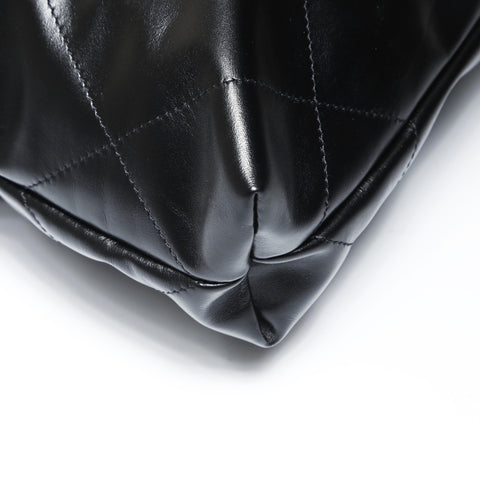 CHANEL Chanel 22 Shiny Calfskin Shoulder Bag black WS27023