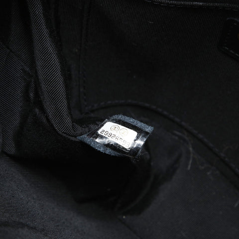 CHANEL No. 29 2019 Frill Matelasse Gold Metal Rum Shoulder Bag black WS27025