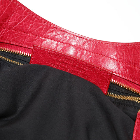 BALENCIAGA Giant City Leather 2way Handbag Red WS27026