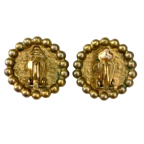 Chanel CHANEL Coco Mark Earring Gold WS2703