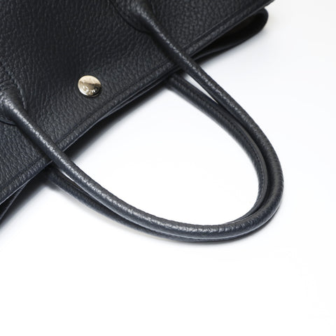 HERMES □R stamped 2014 Garden Party TPM Negonda Handbag black WS27031