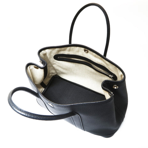 HERMES □R stamped 2014 Garden Party TPM Negonda Handbag black WS27031