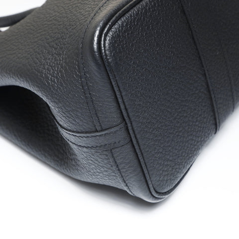 HERMES □R stamped 2014 Garden Party TPM Negonda Handbag black WS27031