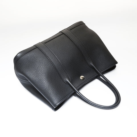 HERMES □R stamped 2014 Garden Party TPM Negonda Handbag black WS27031