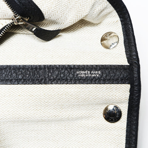 HERMES □R stamped 2014 Garden Party TPM Negonda Handbag black WS27031