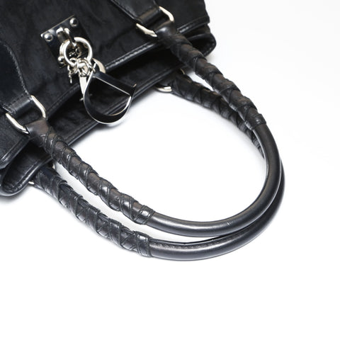 Christian Dior Lovely Canvas Trotter Handbag black WS27032