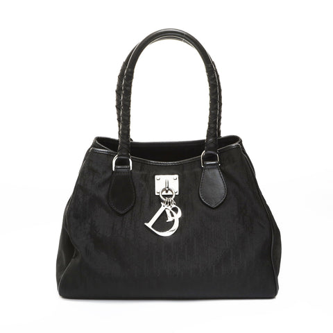 Christian Dior Lovely Canvas Trotter Handbag black WS27032