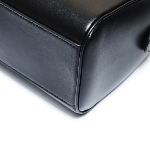 CELINE Triomphe Cuir 2way Handbag black WS27033