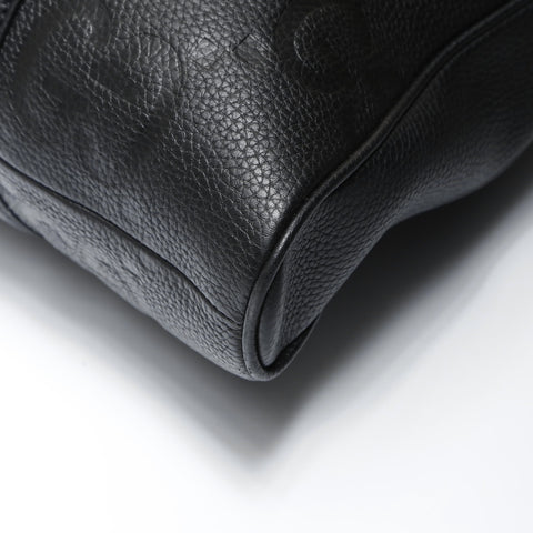 GUCCI Jumbo GG Leather 2way Tote Bag black WS27034