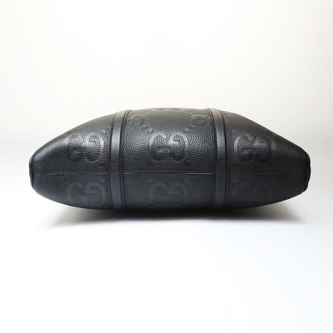 GUCCI Jumbo GG Leather 2way Tote Bag black WS27034