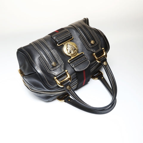 GUCCI GG Canvas Hysteria Handbag Handbag black WS27035