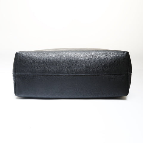 PRADA Leather Triangle with logo 2WAY Shoulder Bag black WS27036