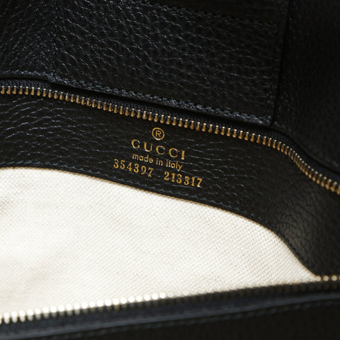 GUCCI Swing Tote Bag Tote Bag black WS27037