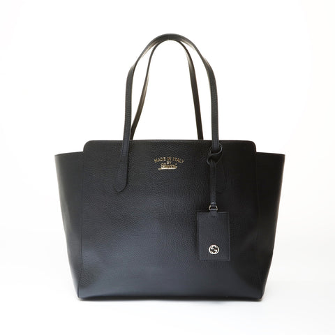 GUCCI Swing Tote Bag Tote Bag black WS27037
