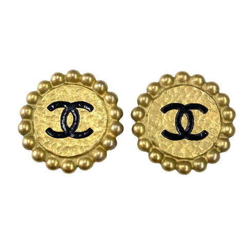 Chanel Coco Mark Earrings Gold WS2703