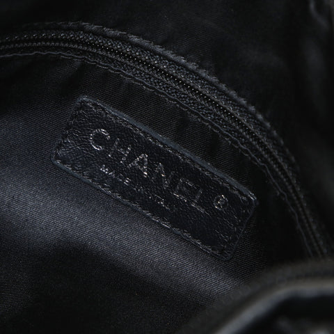CHANEL No. 11 2006-2008 COCO Mark Lambskin Chainshoulder Shoulder Bag black WS27045