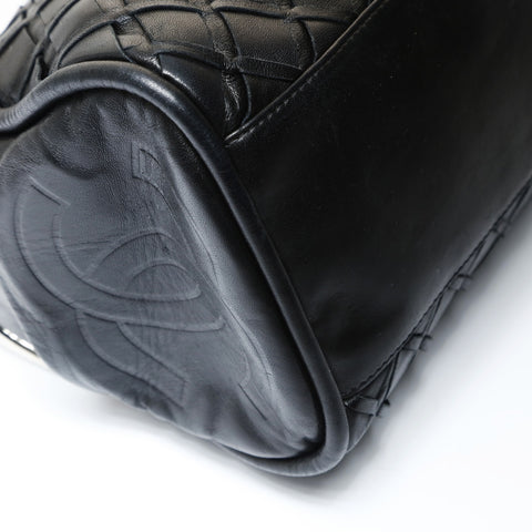 CHANEL No. 11 2006-2008 COCO Mark Lambskin Chainshoulder Shoulder Bag black WS27045