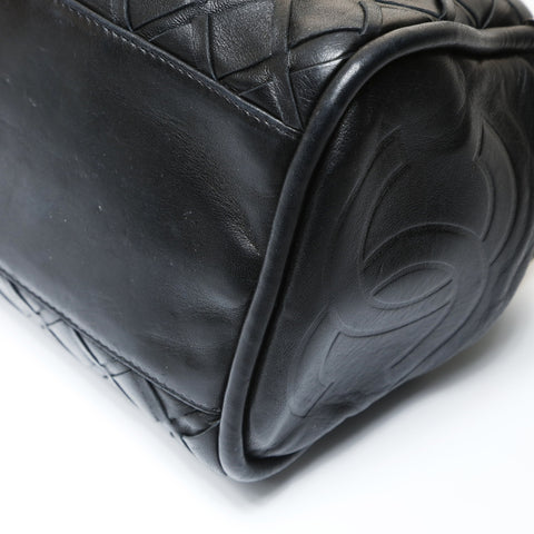 CHANEL No. 11 2006-2008 COCO Mark Lambskin Chainshoulder Shoulder Bag black WS27045