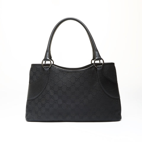 GUCCI GG canvas Shoulder Bag black WS27047