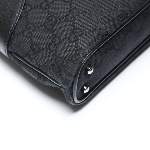 GUCCI GG canvas Shoulder Bag black WS27047