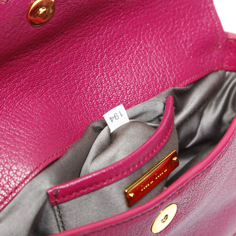 Miu Miu studded pouch Clutch bag purple WS27048