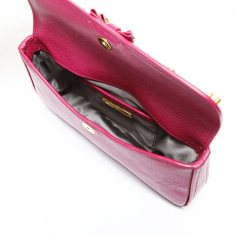 Miu Miu studded pouch Clutch bag purple WS27048