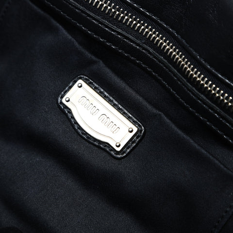 Miu Miu Materasse Shoulder Bag black WS27051