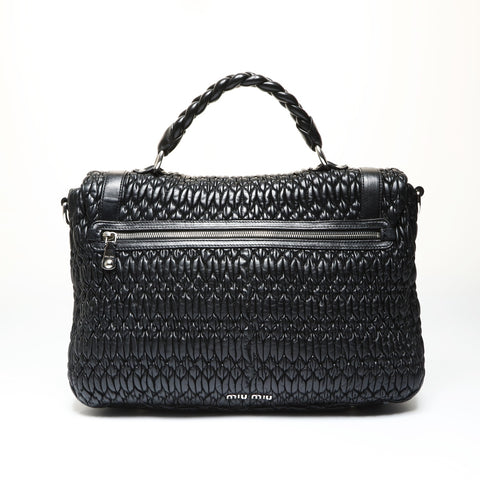 Miu Miu Materasse Shoulder Bag black WS27051