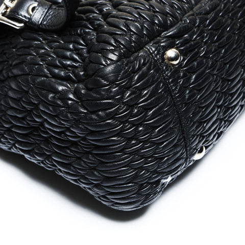 Miu Miu Materasse Shoulder Bag black WS27051