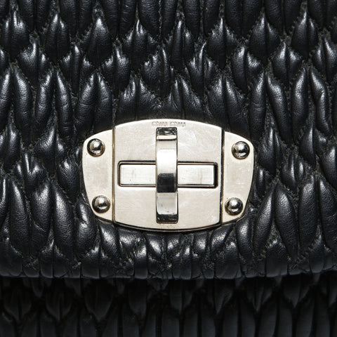 Miu Miu Materasse Shoulder Bag black WS27051