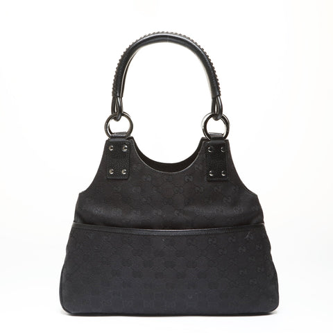 GUCCI GG canvas Shoulder Bag black WS27053