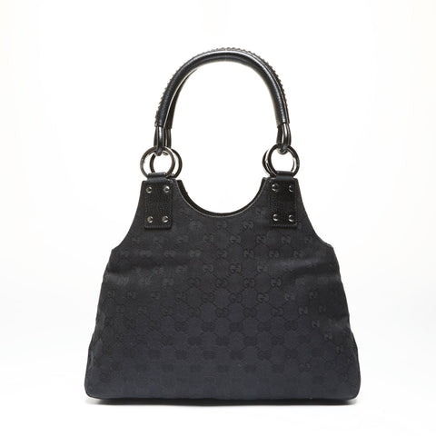GUCCI GG canvas Shoulder Bag black WS27053