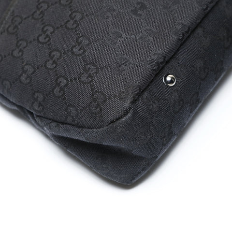 GUCCI GG canvas Shoulder Bag black WS27053