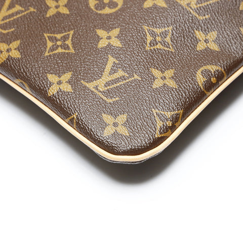 LOUIS VUITTON 2011 Monogram Pochette Valmy Shoulder Bag Brown WS27054