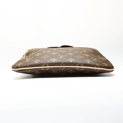 LOUIS VUITTON 2011 Monogram Pochette Valmy Shoulder Bag Brown WS27054
