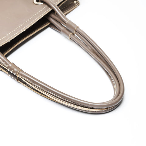 LOEWE Anagram Leather Gray Brown Tote Bag gray WS27057