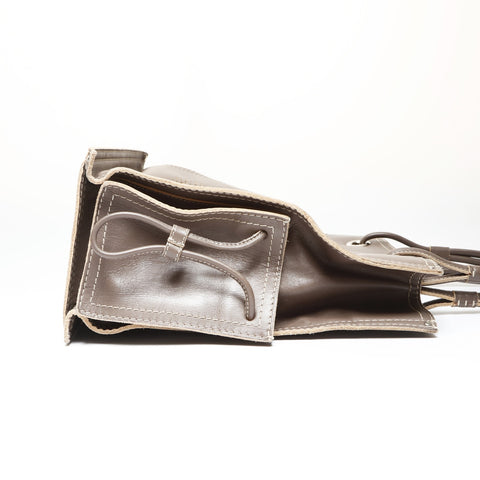 LOEWE Anagram Leather Gray Brown Tote Bag gray WS27057