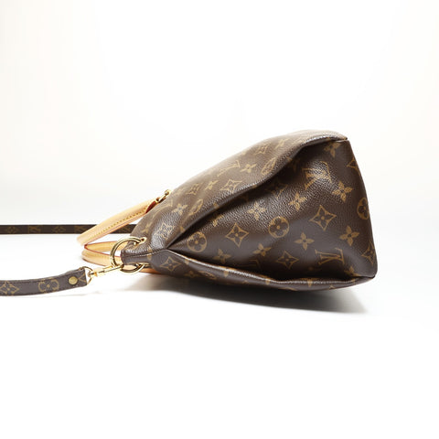 LOUIS VUITTON 2013 Pallas Monogram Tote Bag Brown WS27058