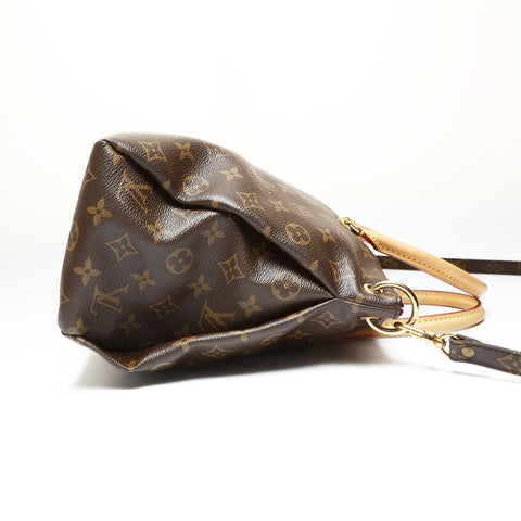LOUIS VUITTON 2013 Pallas Monogram Tote Bag Brown WS27058
