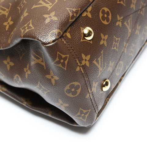 LOUIS VUITTON 2013 Pallas Monogram Tote Bag Brown WS27058