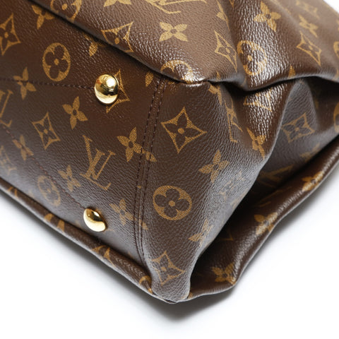 LOUIS VUITTON 2013 Pallas Monogram Tote Bag Brown WS27058