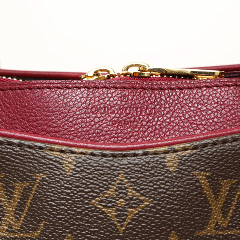 LOUIS VUITTON 2013 Pallas Monogram Tote Bag Brown WS27058