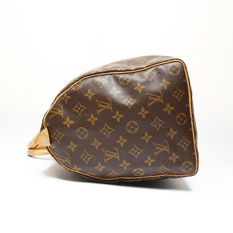 LOUIS VUITTON 2002 Monogram Speedy 40 Handbag Brown WS27060