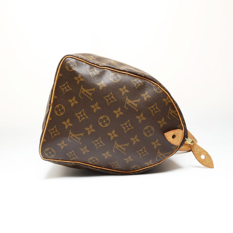 LOUIS VUITTON 2002 Monogram Speedy 40 Handbag Brown WS27060