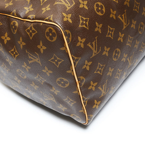 LOUIS VUITTON 2002 Monogram Speedy 40 Handbag Brown WS27060