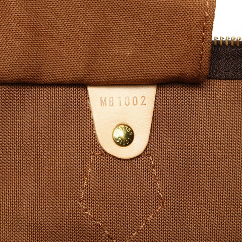 LOUIS VUITTON 2002 Monogram Speedy 40 Handbag Brown WS27060