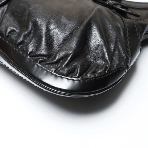 GUCCI Queen Hobo Ribbon Shoulder Bag black WS27061