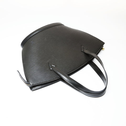 LOUIS VUITTON 1997 Epi Saint-Jacques Handbag black WS27065