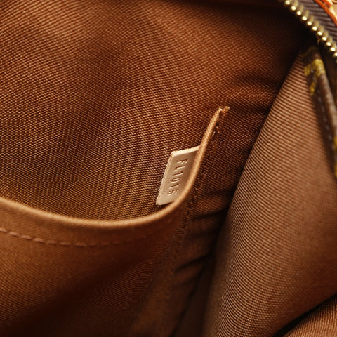 LOUIS VUITTON 2005 Monogram Popincourt Shoulder Bag Brown WS27066