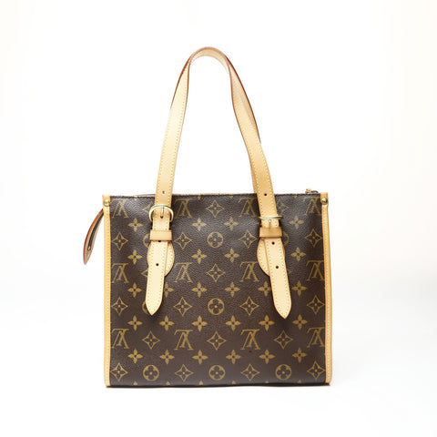 LOUIS VUITTON 2005 Monogram Popincourt Shoulder Bag Brown WS27066